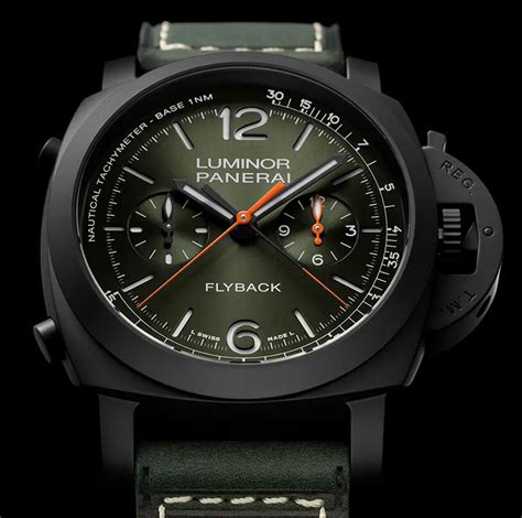 panerai submersible flyback replica|fake panerai watch.